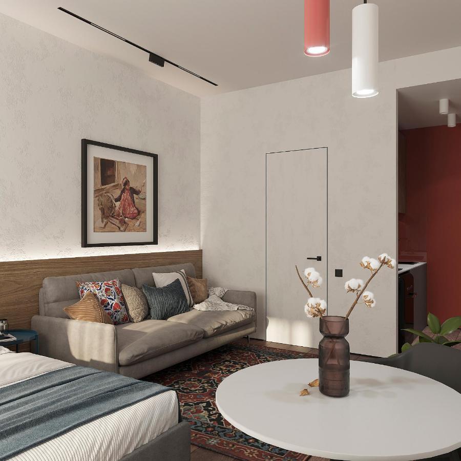 Blueloft 47 L Studio With Balcony Ташкент Экстерьер фото